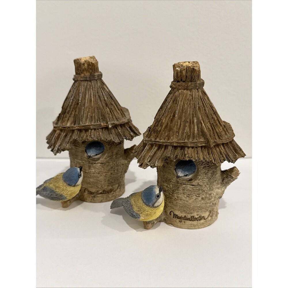 2x Hallmark Marjolein Bastin Birdhouse Kitchen Natures Sketchbook Blue Birds